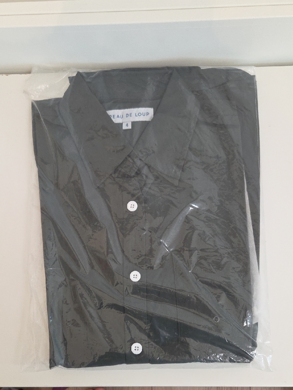 Peau de Loup Dark Green Button-Up Shirt